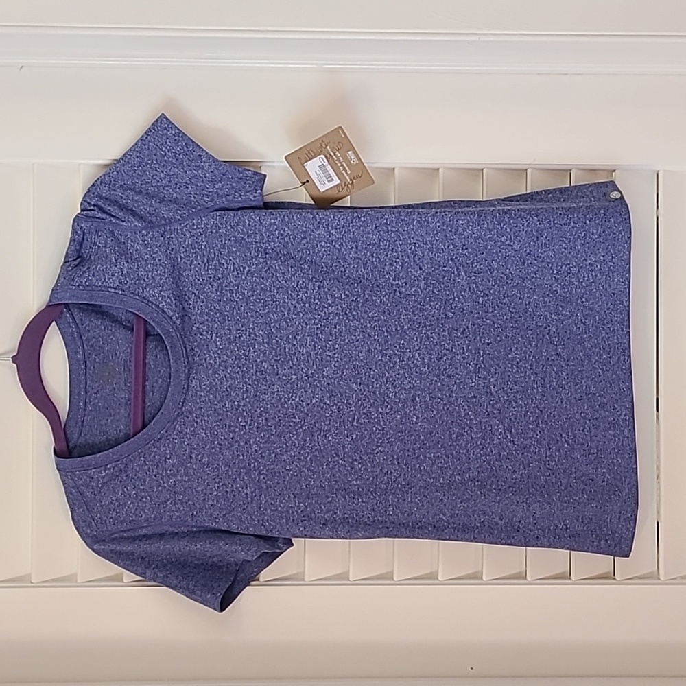 REI Co-op purple shirt